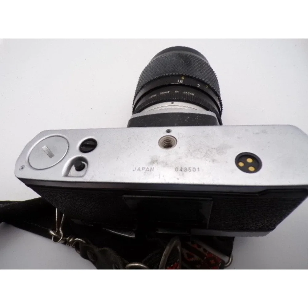 Yashica FR 2 SLR‎ Film Camera w/ Yashica ML 50mm f1.9 Lens Strap Parts or Repair